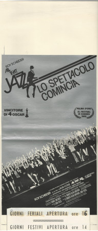 1980 * Cartel Cinematográfico "All that Jazz - Roy Scheider " Drama (B)