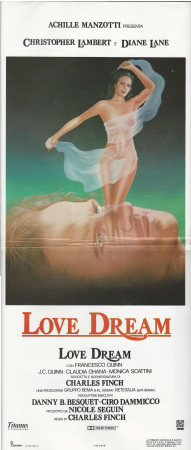 ND (1988) * Cartel Cinematográfico "Love Dream - Christopher Lambert, Diane Lane" Fantasía (B-)