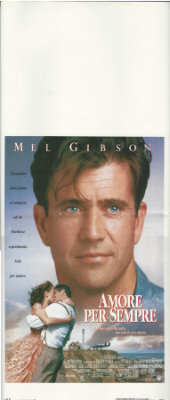 1993 * Cartel Cinematográfico "Amore per Sempre - Mel Gibson, Jamie Lee Curtis" Romántico (B)