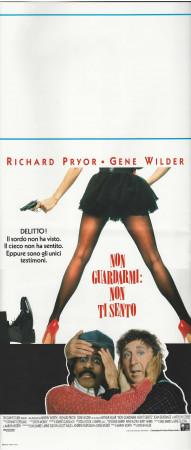 1989 * Cartel Cinematográfico "Non Guardarmi: Non Ti Sento - Richard Pryor,Gene Wilder" Comedia (A-)