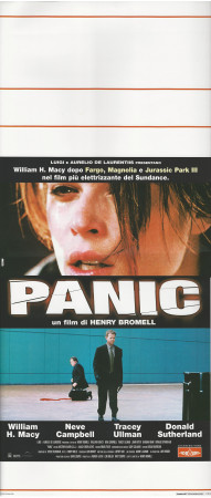 2001 * Cartel Cinematográfico "Panic - Neve Campbell, Donald Sutherland, William H. Macy" Noir (A-)
