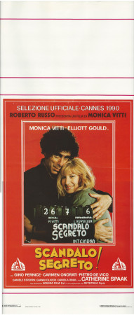 1990 * Cartel Cinematográfico "Scandalo Segreto - Monica Vitti, Elliott Gould, Catherine Spaak" Comedia (B+)