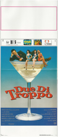 1989 * Cartel Cinematográfico "Due di Troppo - Madeleine Stowe, Mark Harmon, Lesley Ann Warren" Comedia (B+)