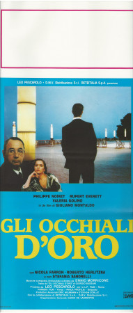 1987 * Cartel Cinematográfico "Gli Occhiali D'Oro - Valeria Golino, Philippe Noiret, Rupert Everett" Drama (B+)