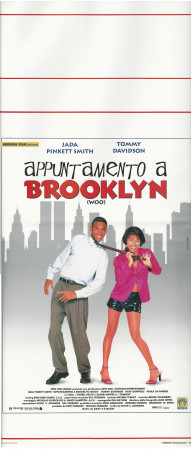 1998 * Cartel Cinematográfico "Appuntamento a Brooklyn - Tommy Davidson, Jada Pinkett Smith" Comedia (A-)