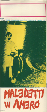 1980 * Cartel Cinematográfico "Maledetti Vi Amerò - Flavio Bucci, Micaela Pignatelli, Anna Miserocchi" Drama (A-)
