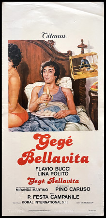 1979 * Cartel Cinematográfico "Gegè Bellavita - Miranda Martino, Enzo Cannavale" Comedia (B)