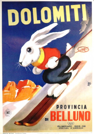 1950 (2000) * Poster Turismo "Dolomiti - Provincia di Belluno" Sabi (B+)