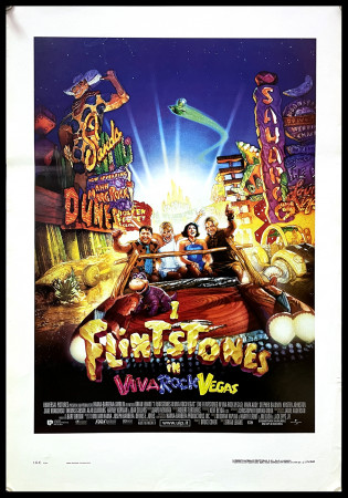 2000 * Cartel Cinematográfico "I Flinstones in Viva Rock Vegas - Joan Collins, Stephen Baldwin" Comedia (B)