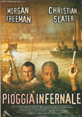 1998 * Cartel Cinematográfico "Hard Rain - Morgan Freeman"