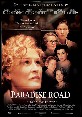 1997 * Cartel 2F Cinematográfico "Paradise Road - Frances McDormand, Glenn Close, Cate Blanchett" Drama (B+)