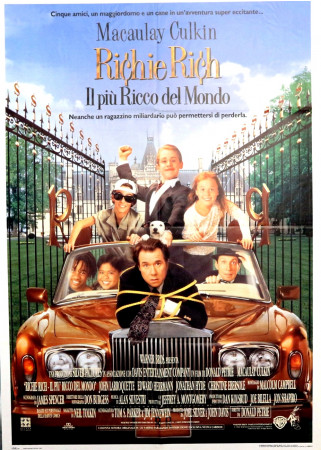 1995 * Cartel 2F Cinematográfico "Richie Rich - Il Più Ricco del Mondo - Macaulay Culkin" Comedia (B+)