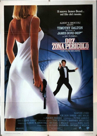 1987 * Cartel 2F Cinematográfico "007 Zona Pericolo (The Living Daylights) - Timothy Dalton" Espionaje (B+)