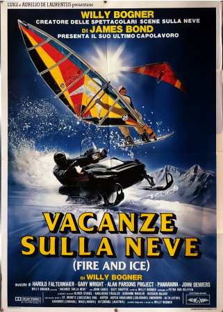 1987 * Cartel 2F Cinematográfico "Vacanze Sulla Neve - John Eaves, Suzy Chaffee" Documental (B)