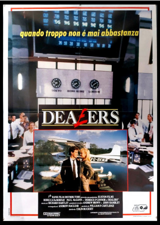 1990 * Cartel 2F Cinematográfico "Dealers - Rebecca De Mornay, Paul McGann" Drama (B+)