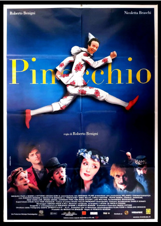 2002 * Cartel 2F Cinematográfico "Pinocchio - Roberto Benigni, Nicoletta Braschi" Comedia (B+)