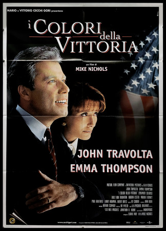 1998 * Cartel 2F Cinematográfico "I Colori della Vittoria - John Travolta, Emma Thompson" Comedia (B+)
