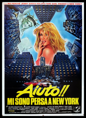 1991 * Cartel 2F Cinematográfico "Aiuto! Mi Sono Persa A New York - Kristy Swanson, William Ragsdale" Comedia (B+)