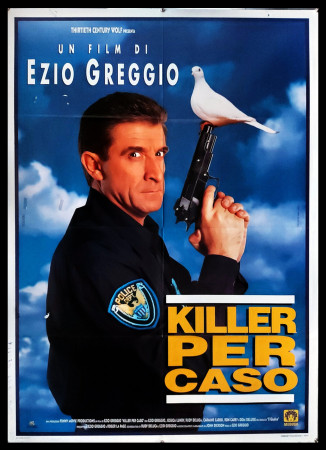 1997 * Cartel 2F Cinematográfico "Killer per Caso - Ezio Greggio" Comedia (B)