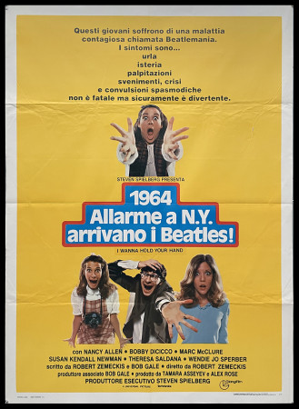 1978 * Cartel 2F Cinematográfico "1964 Allarme a New York, Arrivano I Beatles - Nancy Allen" Comedia (B+)