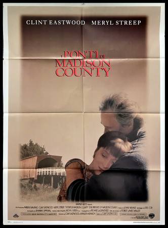 1995 * Cartel 2F Cinematográfico "I Ponti di Madison County - Clint Eastwood, Meryl Streep" Sentimental (B+)