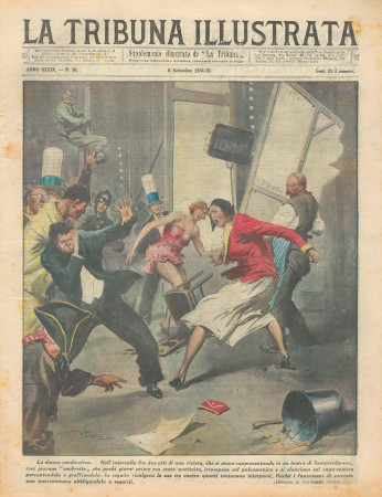 1931 * Revista Histórica Original "La Tribuna Illustrata (N°36) - La Donna Vendicativa"
