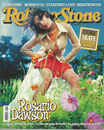 2004 (N9) * Portada de Revista Rolling Stone Original "Rosario Dawson" en Passepartout