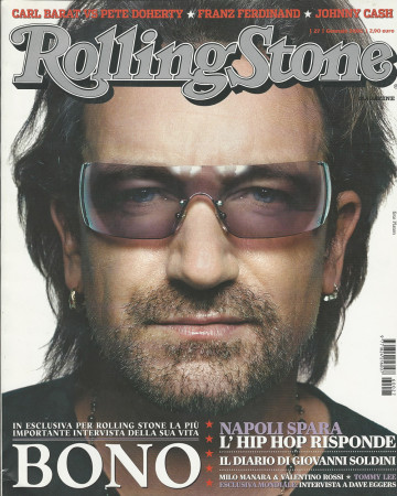 2006 (N27) * Portada de Revista Rolling Stone Original "Bono" en Passepartout