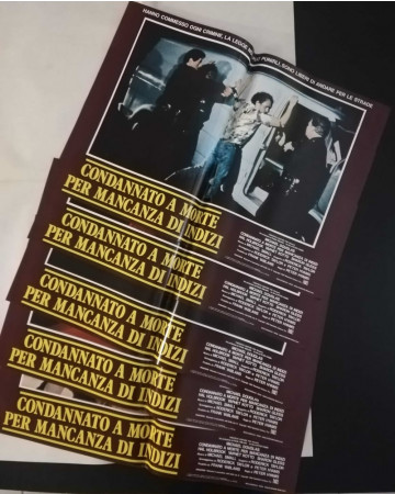 1983 * Set 5 Cartel Cine "Condannato a Morte per Mancanza di Indizi - Michael Douglas" Drama (B+)