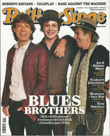 2008 (N55) * Portada de Revista Rolling Stone Original "Blues Brothers" en Passepartout