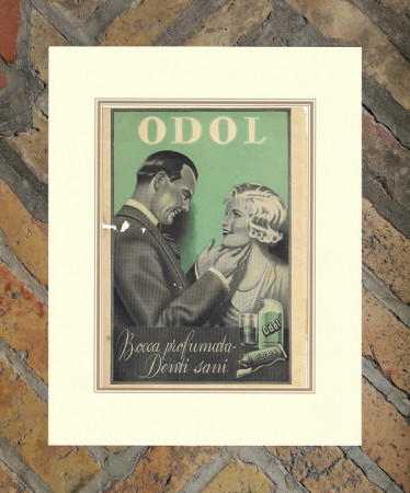 1937 * Anuncio Original "Pasta Dentífrica ODOL" en Passepartout