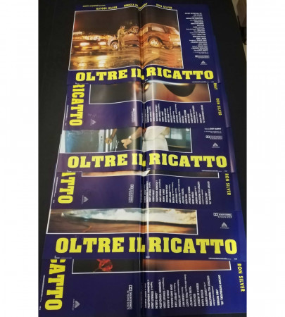 1993 * Set 6 Cartel Cine "Oltre Il Ricatto - Rebecca De Mornay, Rutger Hauer, Ron Silver" Thriller (B+)