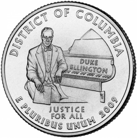 2009 * Cuarto de dólar Estados Unidos District of Columbia (P)