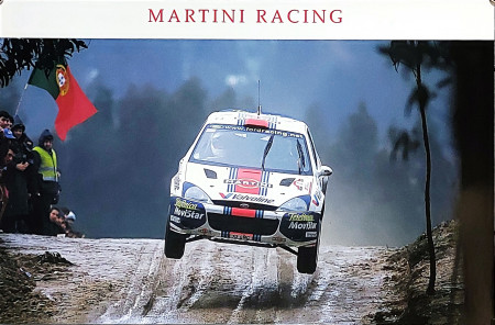 2001 * Cartel Original "Ford Focus Martini Racing, Colin Steele McRae, Salto Frontale" (A)