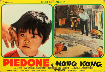 1975 * Cartel Cinematográfico "Piedone a Hong Kong - Steno, Bud Spencer" Comedia (B+)