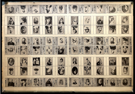 1900ca *Cartel Original "Fiammiferi Lavaggi e F. Trofarello Torino - Uncut Sheet" Italia (B)