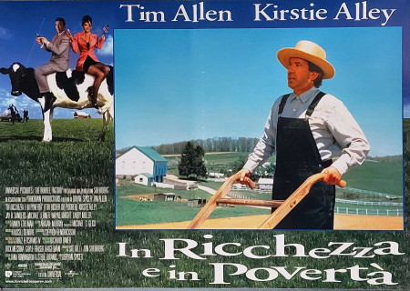 1997 * Cartel Cinematográfico "In Ricchezza E Povertà - Tim Allen, Kristie Alley" Comedia (B+)
