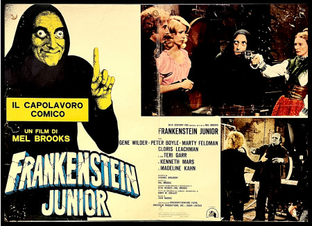 1974 * Cartel Cinematográfico "Frankenstein Junior -  Gene Wilder, Peter Boyle" Comedia (B)