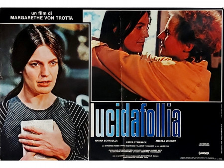 1984 * Cartel Cinematográfico "Lucida Follia - Angela Winkler, Hanna Schygulla, Peter Streibeck" Drama (B)
