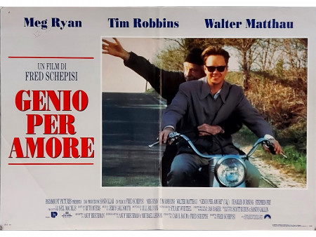 1994 * Cartel Cinematográfico "Genio per Amore - Meg Ryan, Walter Matthau" Comedia (B)