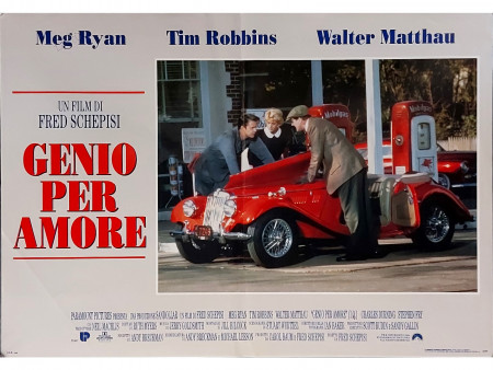 1994 * Cartel Cinematográfico "Genio per Amore - Meg Ryan, Walter Matthau" Comedia (B)