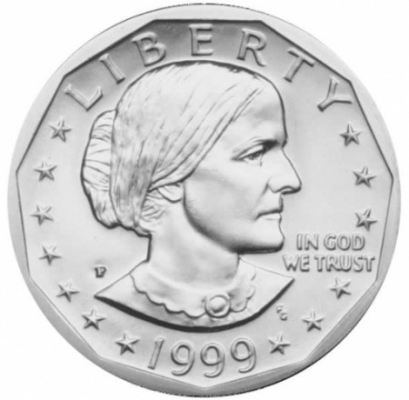 1999 * Dólar Estados Unidos -  Susan B. Anthony (D)