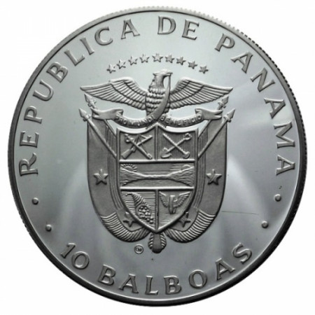 1982 * 10 Balboas Panamá Año del Niño