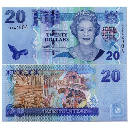 2007 * Billete Fiyi 20 dólares EBC