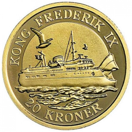 2012 * 20 kroner Dinamarca Rey Federico IX