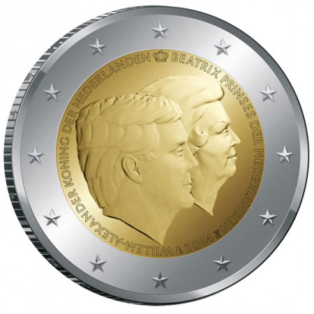 2014 * 2 euro PAISES BAJOS Rey Willem-Alexander y la Princesa Beatrice