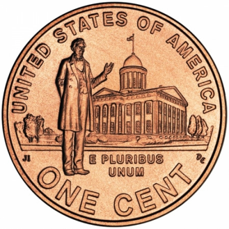 2009 * 1 Cent (Lincoln Cent) de Dólar Estados Unidos "Professional Life" (KM 443) UNC