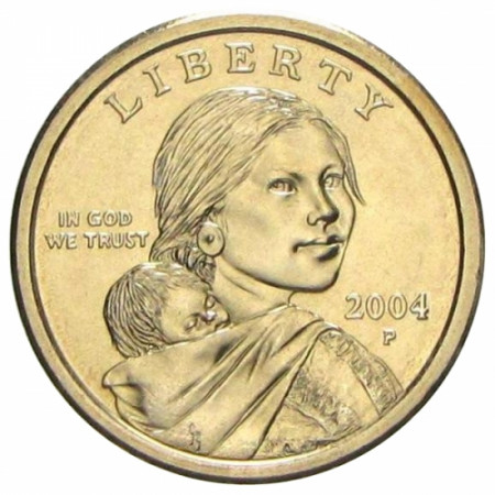 2004 * Dólar Estados Unidos -  Sacagawea (P)