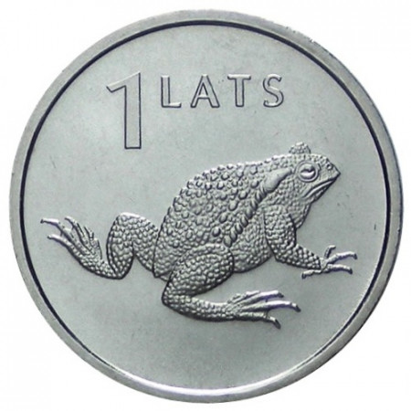 2010 * 1 Lats Letonia ranas