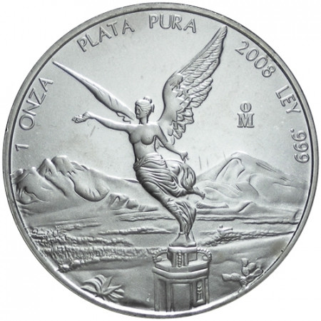 2008 * Mexico 1 OZ Onza de plata Libertad